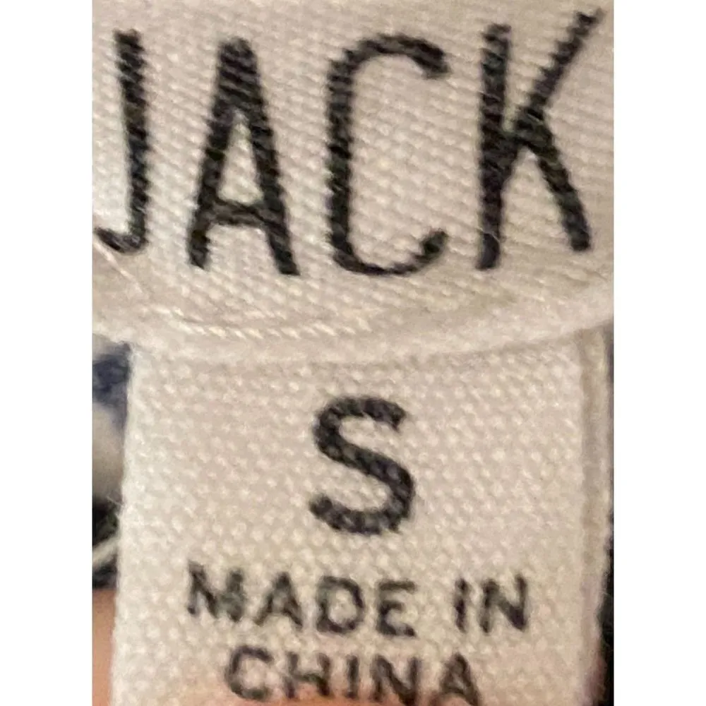 Jack by Navy White Racerback Scoop Neck Tank Top Women's Sz Small - Image 8