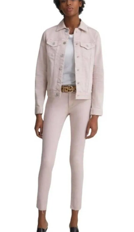 AG Super Skinny Ankle Legging Peaked Pink Size 28 NWT - Image 4