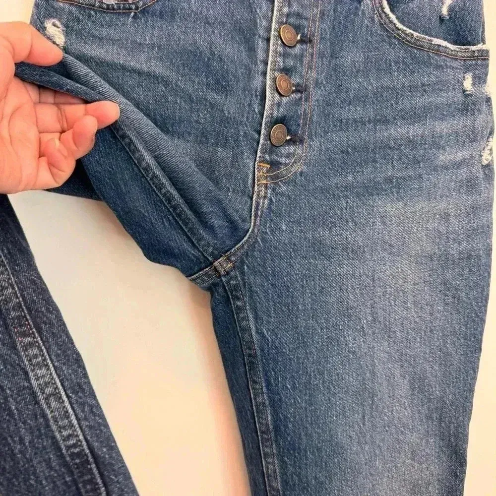 Abercrombie & Fitch The Kick Flare Ultra High Rise Jeans 25 - Image 14