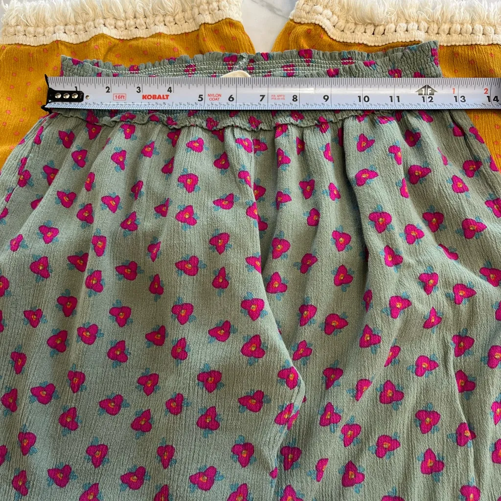 Natural Life Floral Print Wide Leg Pants Pajama Lounge Boho Whimsical Size Small - Image 5