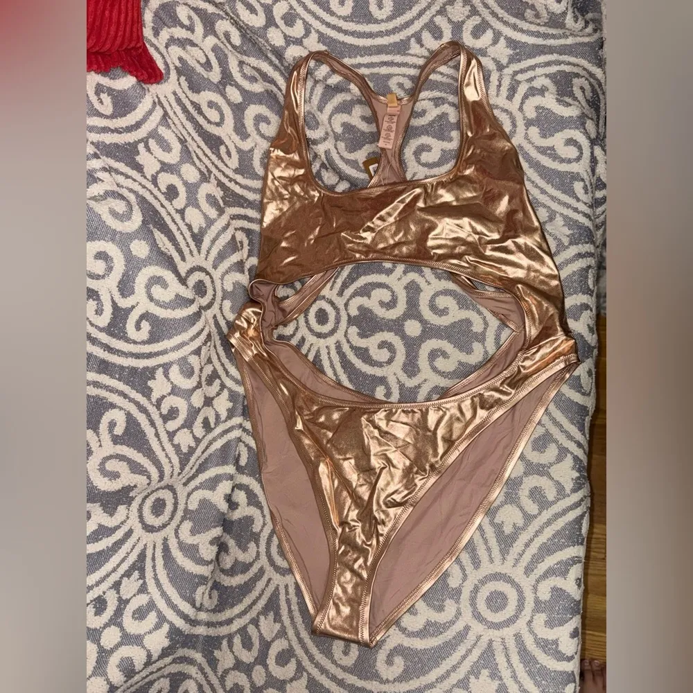 SKIMS Size 4X Women's Signature Swim Monokini Champagne Cut Out SW-MKN-0038 NWT - Image 2