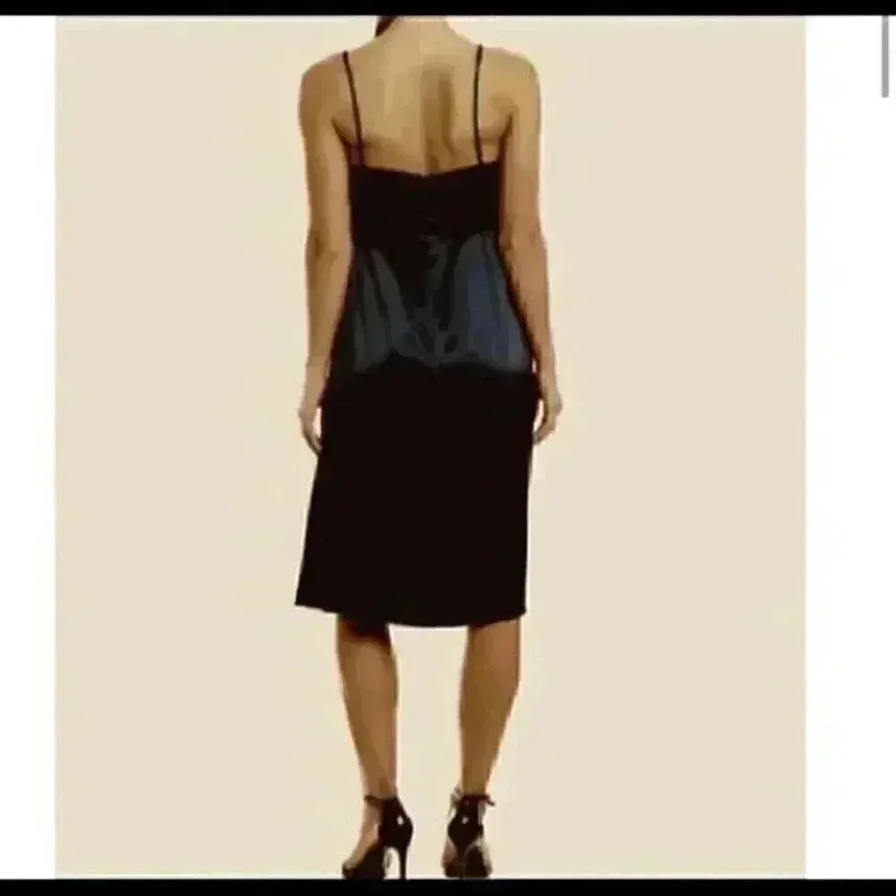 Jill Stuart New with tags  black silky dress in size 4 - Image 3