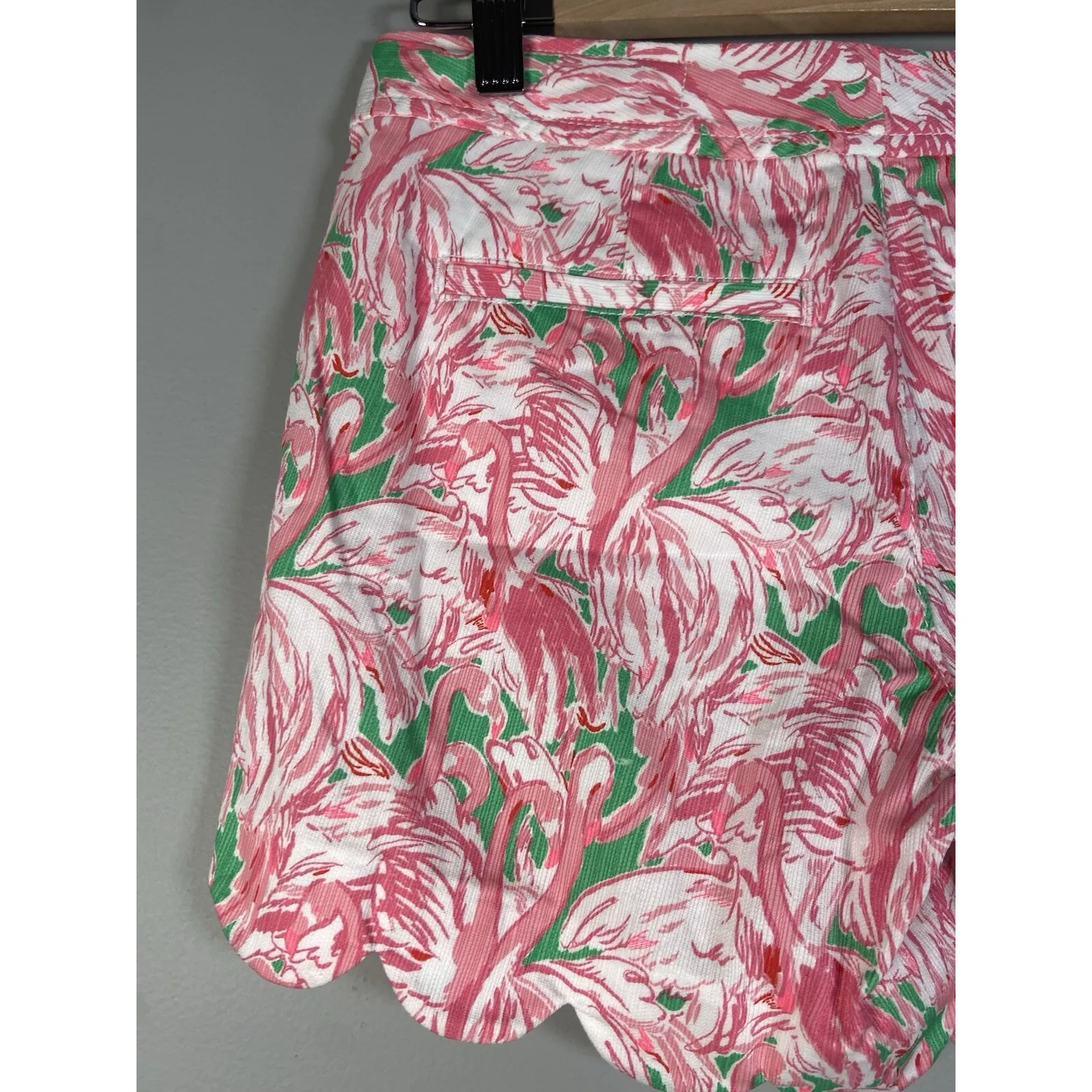 Lilly Pulitzer Size 00 The Buttercup Short Flamingo‎ Print Shorts Preppy Beach - Image 7