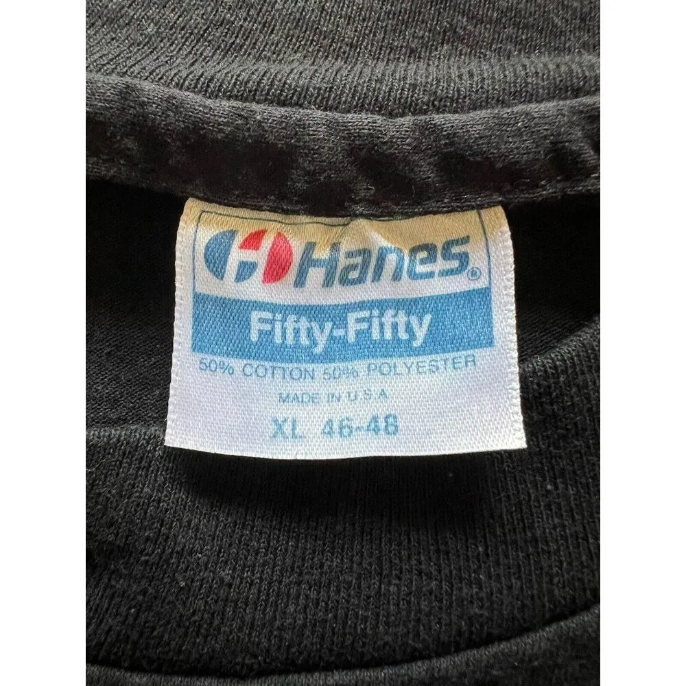 Hanes Embroidered Size XL Women Shirt 90’s Sewn Vintage Made In USA Farm Country - Image 8