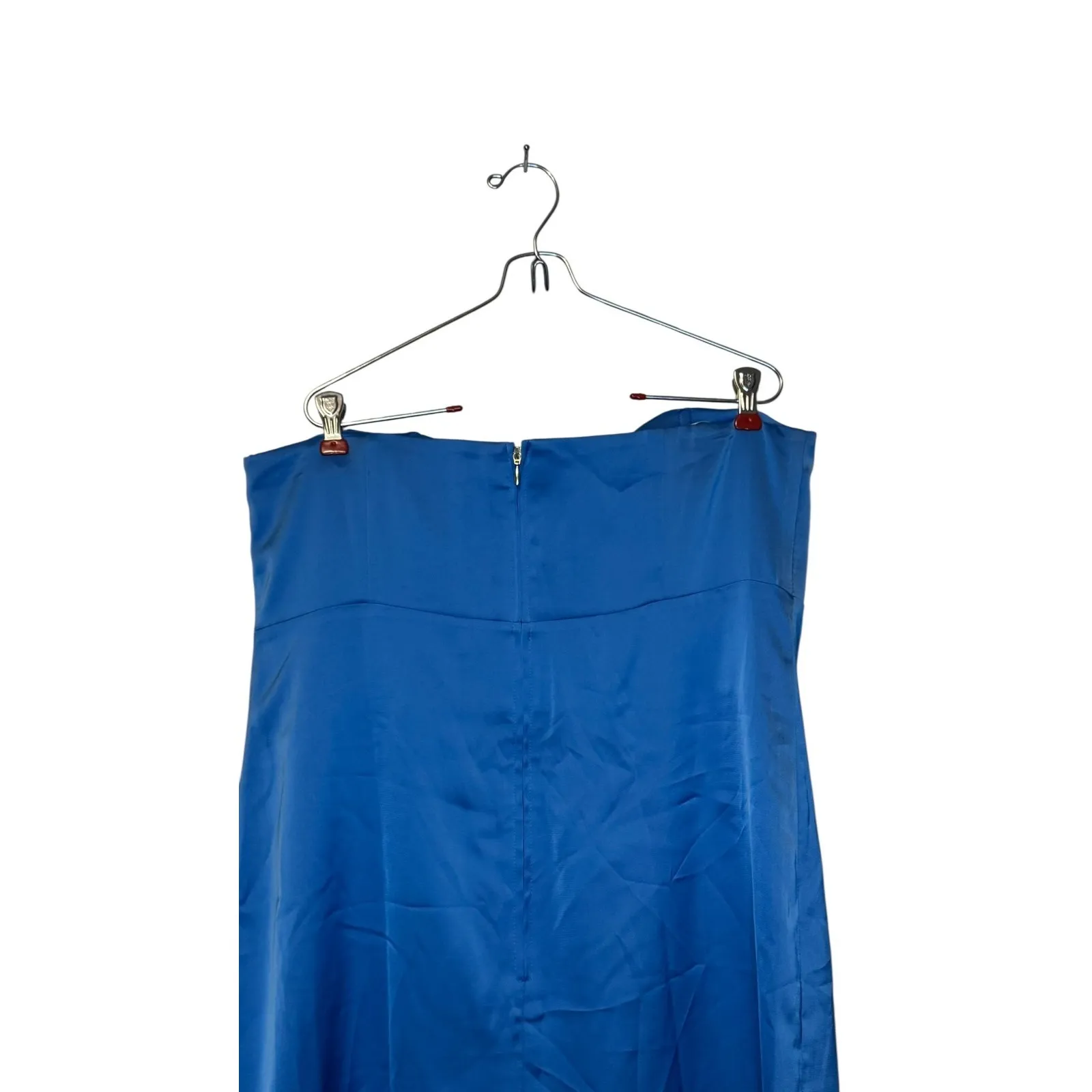 Lilly Pulitzer Women's Dress Mini Carlynn Strapless Satin Bow Morelle Blue Sz.12 - Image 10