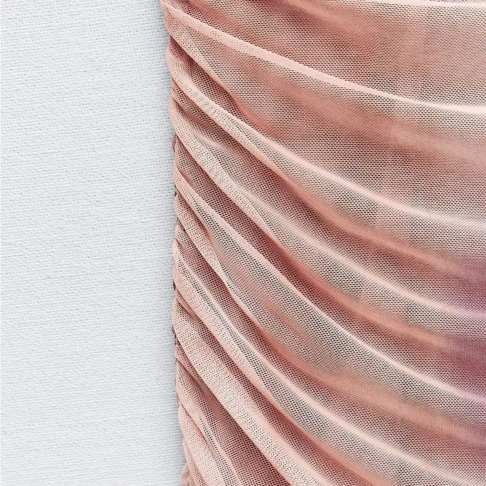 ZARA Printed Tulle Dress - Image 11