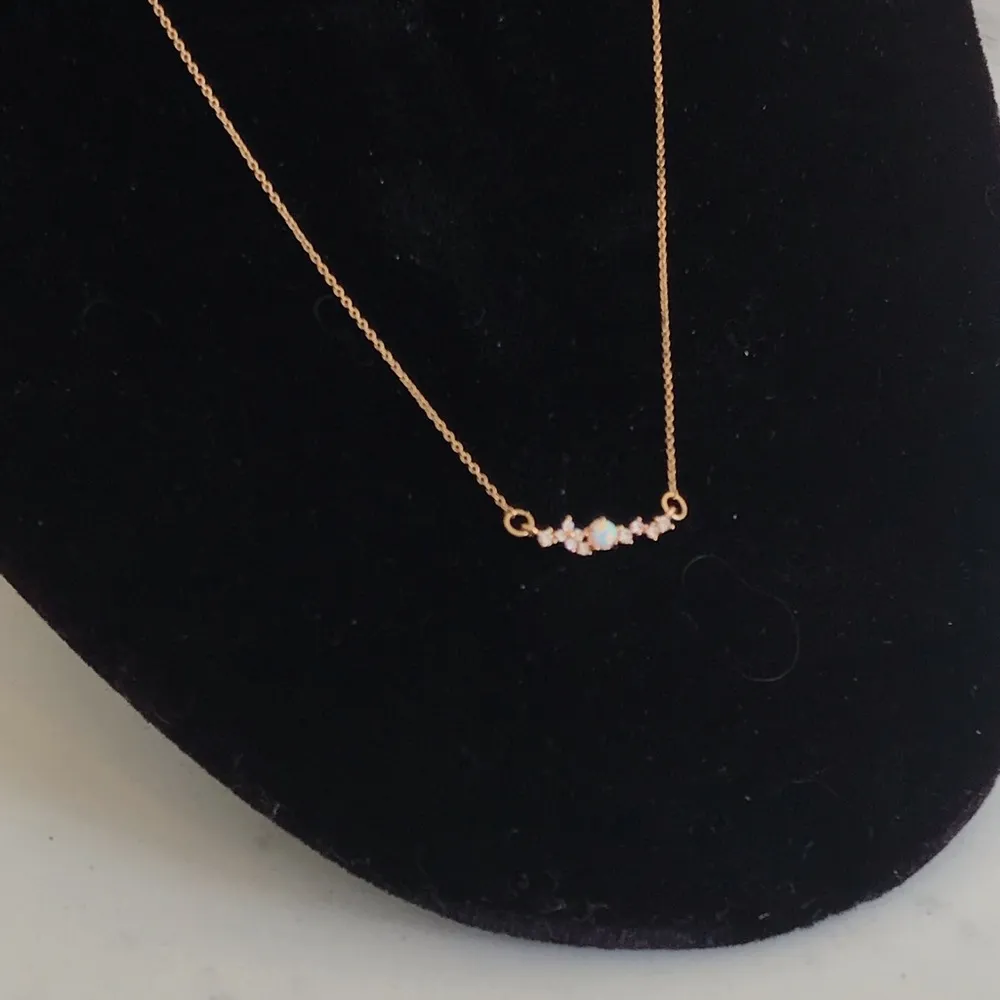 Ettika Opal Cluster Gold Necklace - Image 11