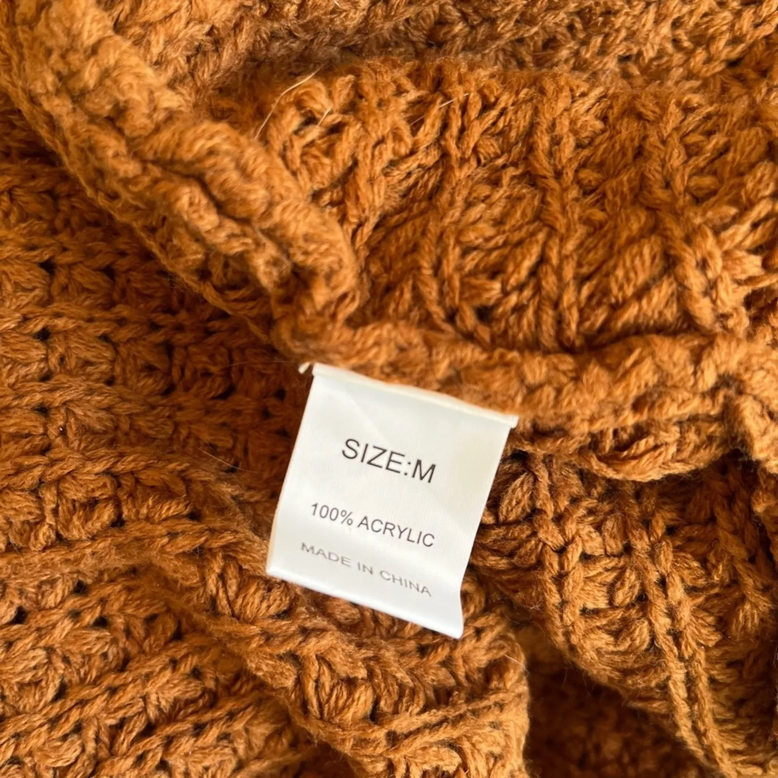 Cowl neck knit cross cross front sweater - Image 5