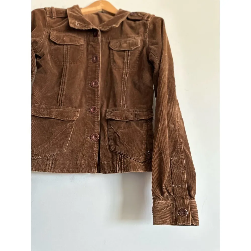 Hurley VINTAGE  button up brown jacket​​​​​​​​​​​​​​​​​​ - Image 3