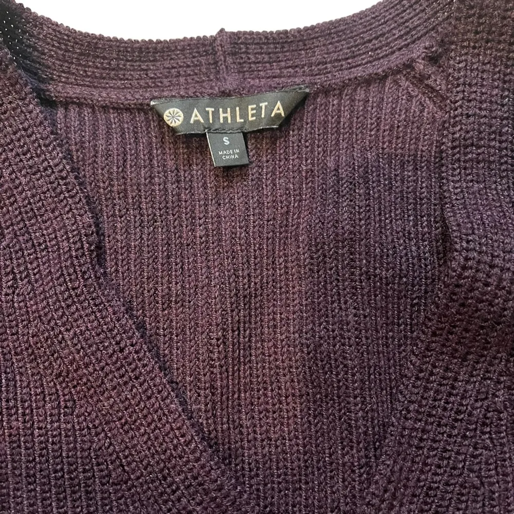Athleta Switchback Pullover V-Neck Sweater, Sz S - Image 14