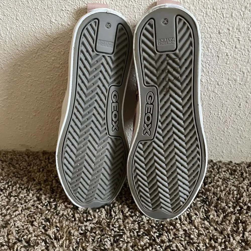 GEOX Respira Size 35 NWT Floral Women's Sneakers Lace Up Slip On Shoes - Image 7