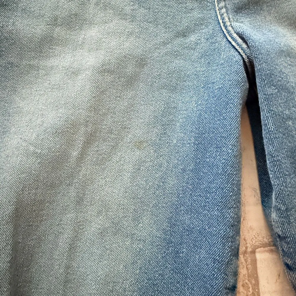 7 For All Mankind Luxe Vintage The Ultra High Rise Cropped Jo Sz 31(stain) - Image 8