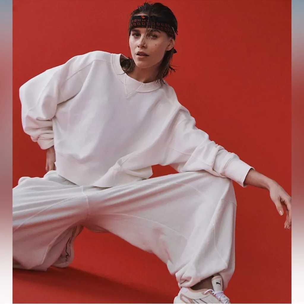 Free People Movement Intercept Pullover Sweatshirt Ivory S - Image 3