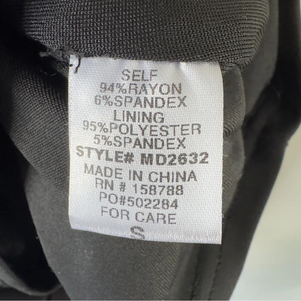 Mable Anthropologie Black Cutout Middle Backless Dress mini stretch sleeveless S - Image 9