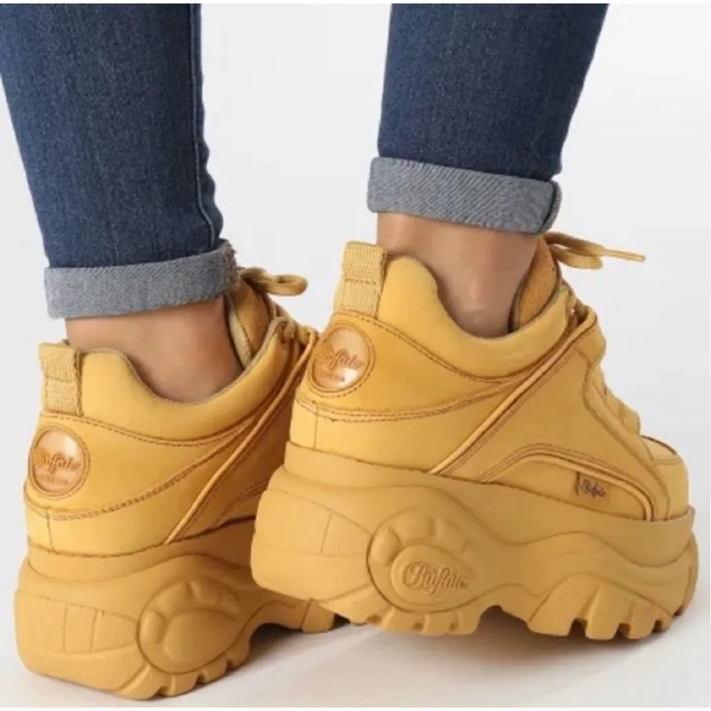 Buffalo London Classic Low Leather Shaft Height Sneaker 90s Y2K Rave Spice Girls - Image 2