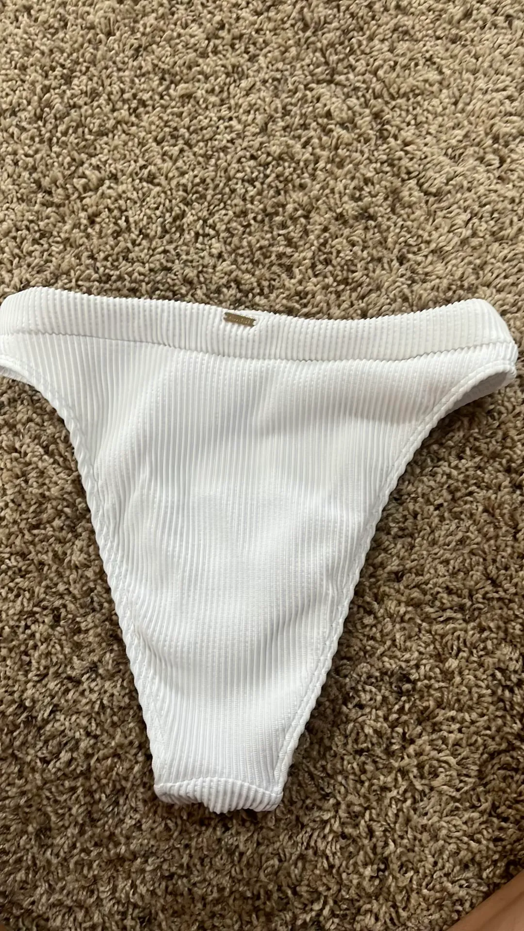 Hollister White HighWaisted Bikini Bottoms - Image 2