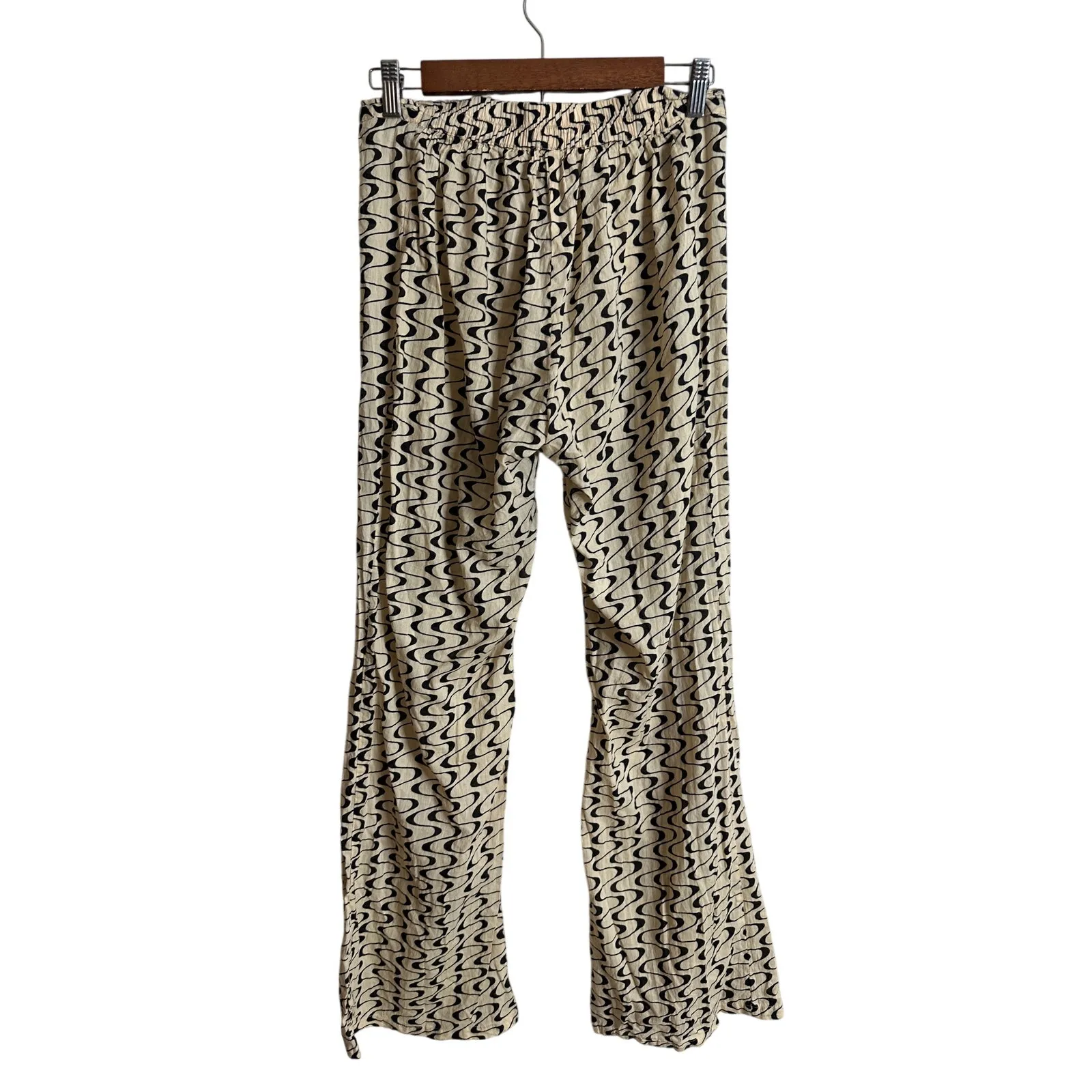 Gimaguas Disco Pants Cream/Black Womans Small Black - Image 3