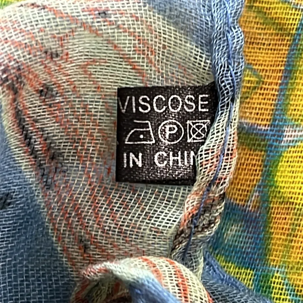 Beautiful Blue Wrap or Scarf with Dragonflies - Image 3