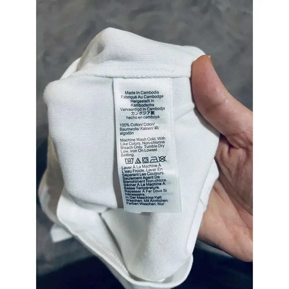 NWT J.Crew Size XS Short Sleeve Shirt Causal Women White Layering‎ - Image 7