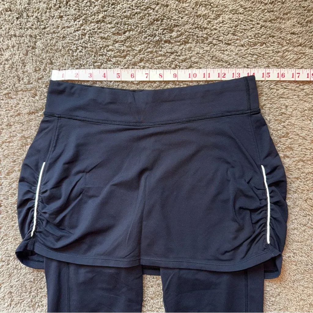 Athleta black Skort /capri Leggings - Image 2