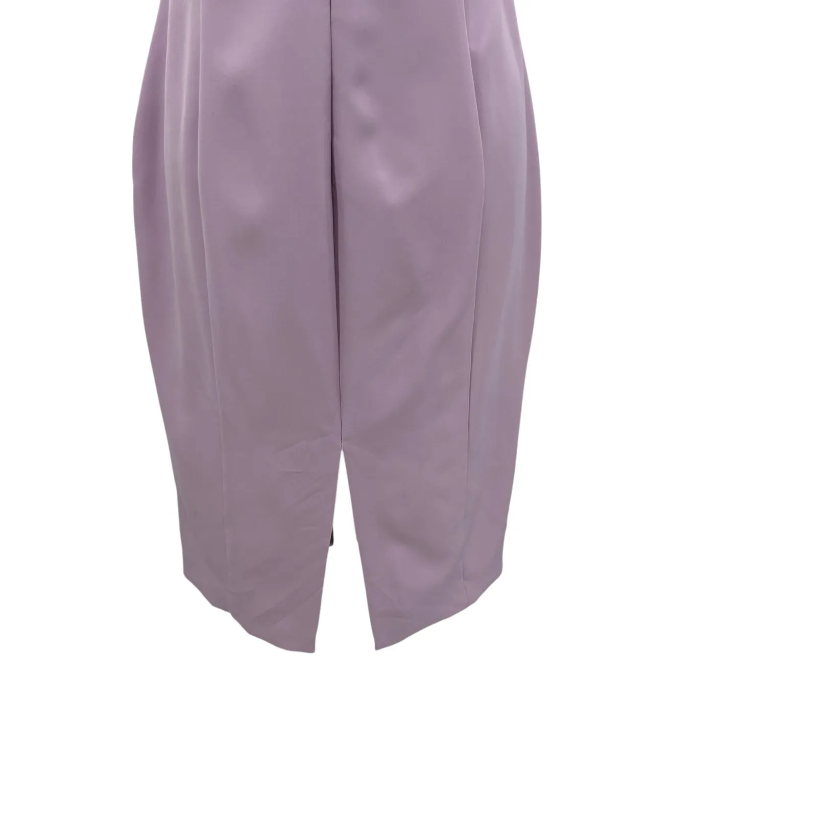 Lavish Alice Layla Dress Colorblocked‎ Pleated Bandeau Lilac Purple Size US 12 - Image 10