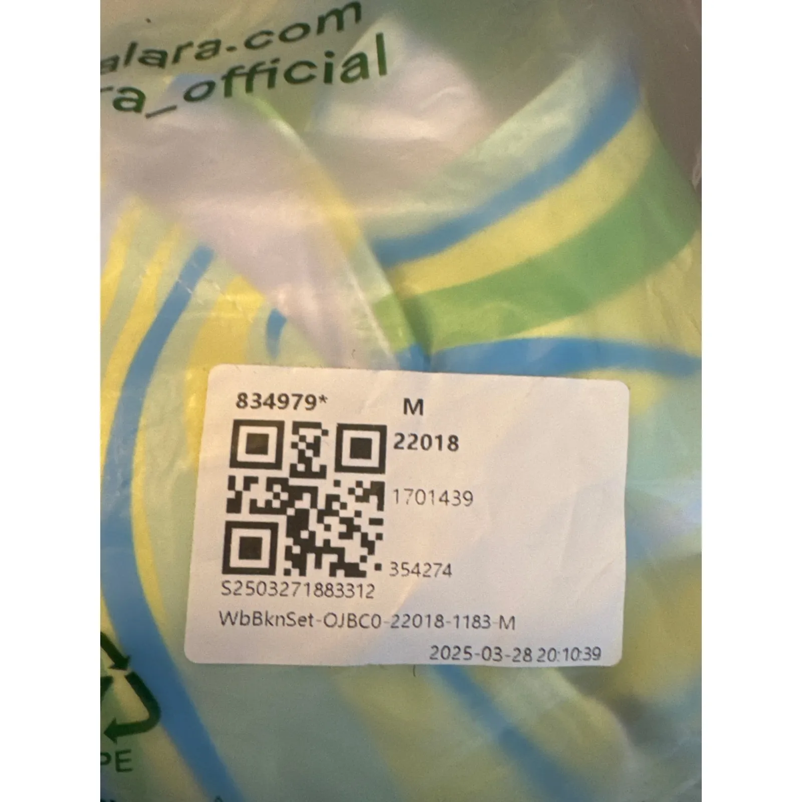 Brand New Halara Geometric Print Tie Back Side Drawstring 3-Piece Swimsuit M - Image 8