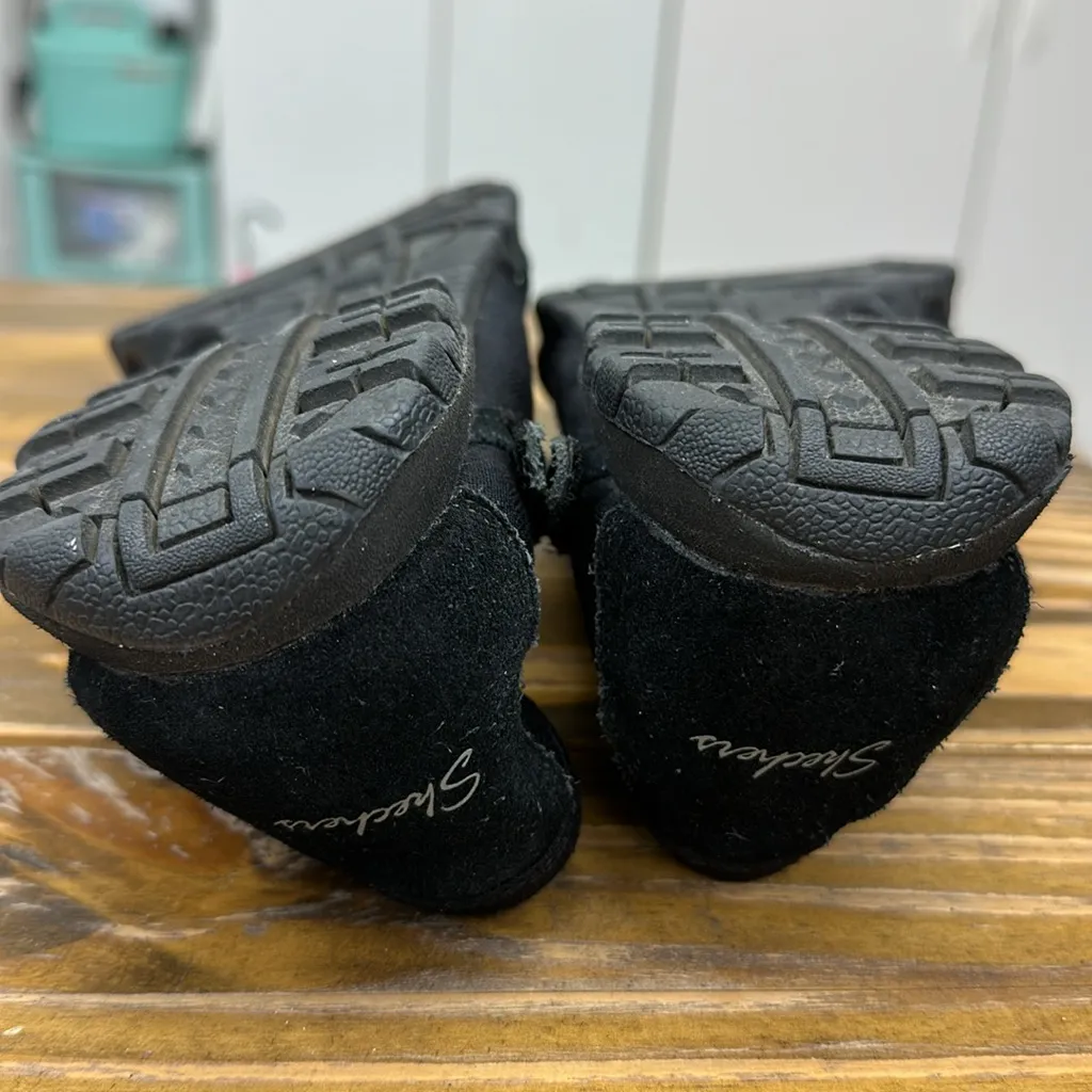 Skechers Air Cooled Relaxed Fit Memory Foam Black Strappy Comfort Shoes Size 10 - Image 10