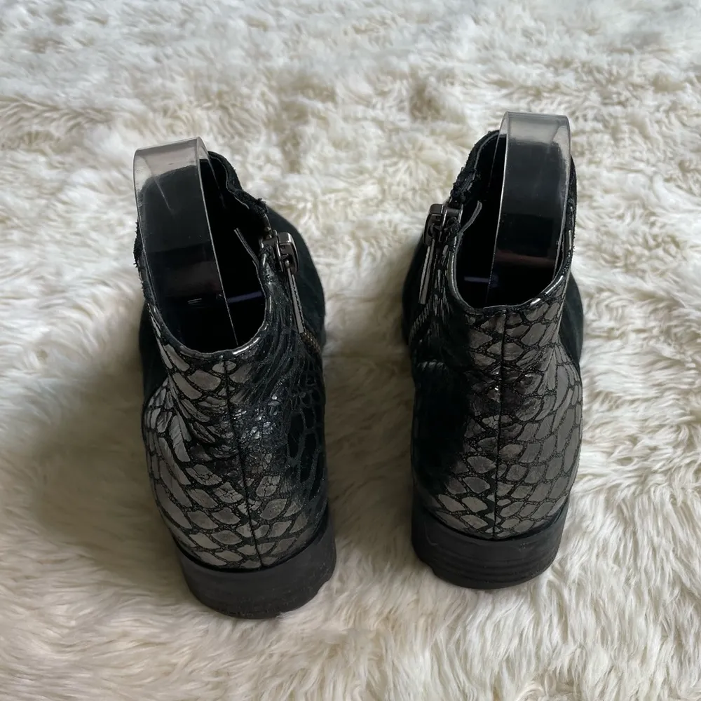 Luxury Rebel Black Suede Booties 38 - Image 5