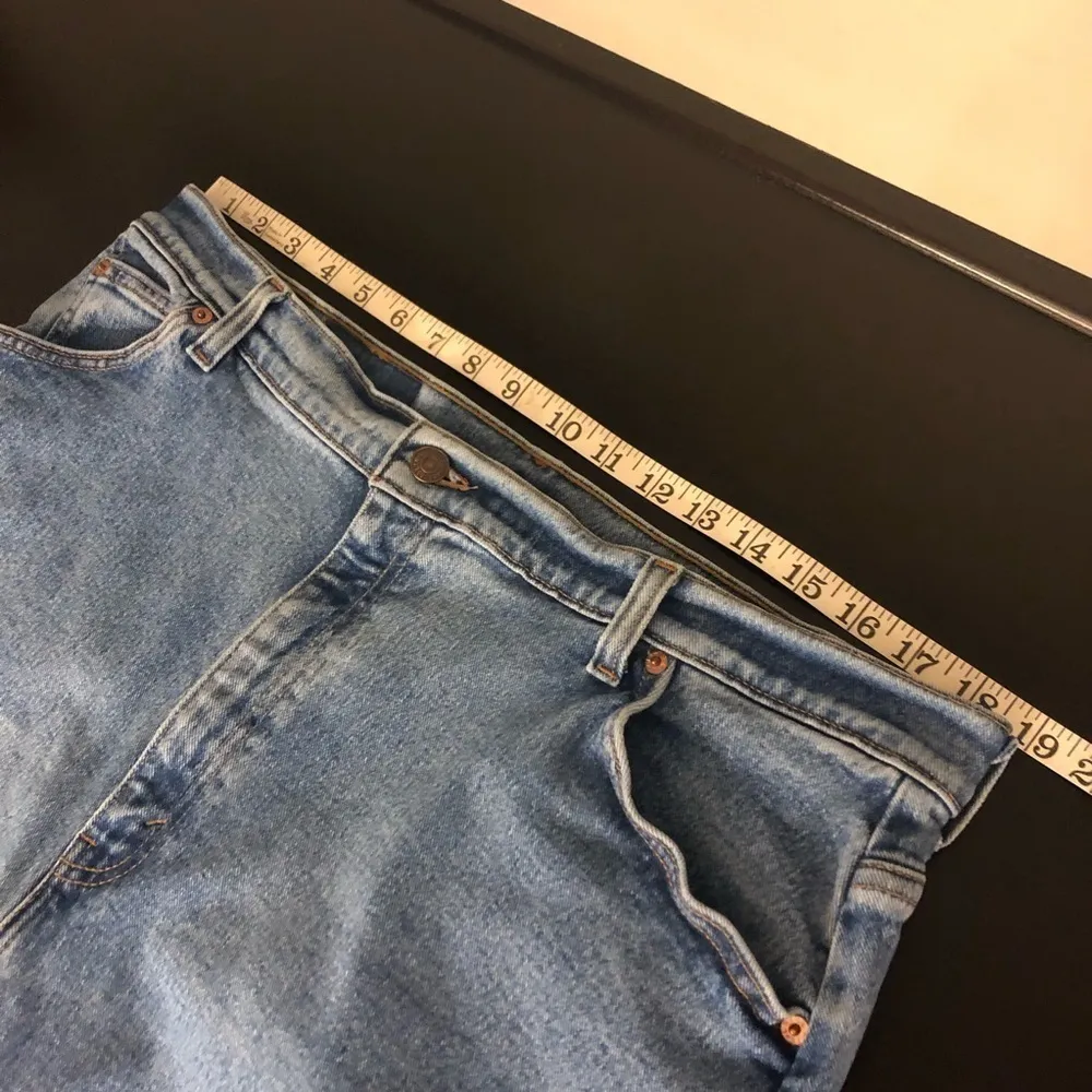 LEVI’S 922 Orange tab 1996 tapered leg high waisted 20W Med, light, Vintage - Image 9