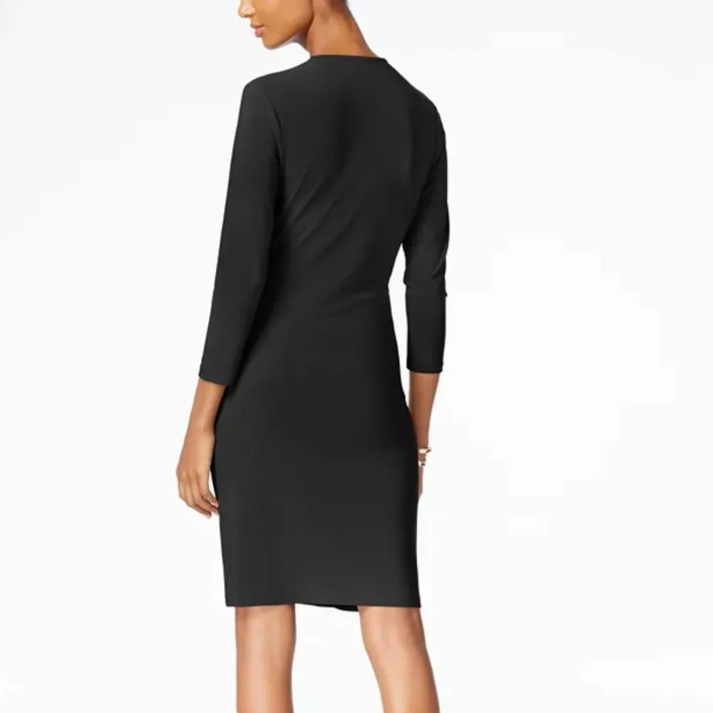 Anne Klein  Black Midi Dress - Image 2
