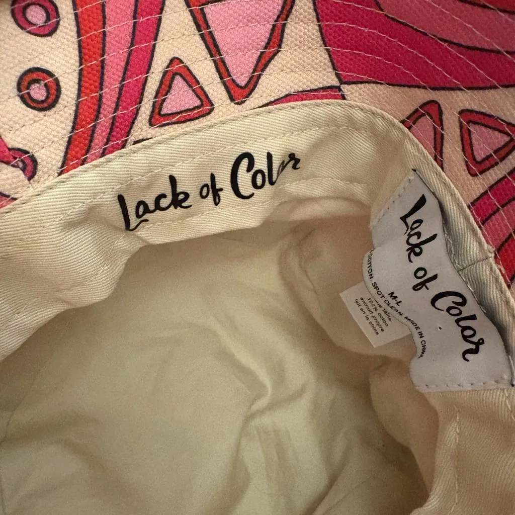 Lack Of Color Vibrant Pink and Orange Bucket Hat - Image 4