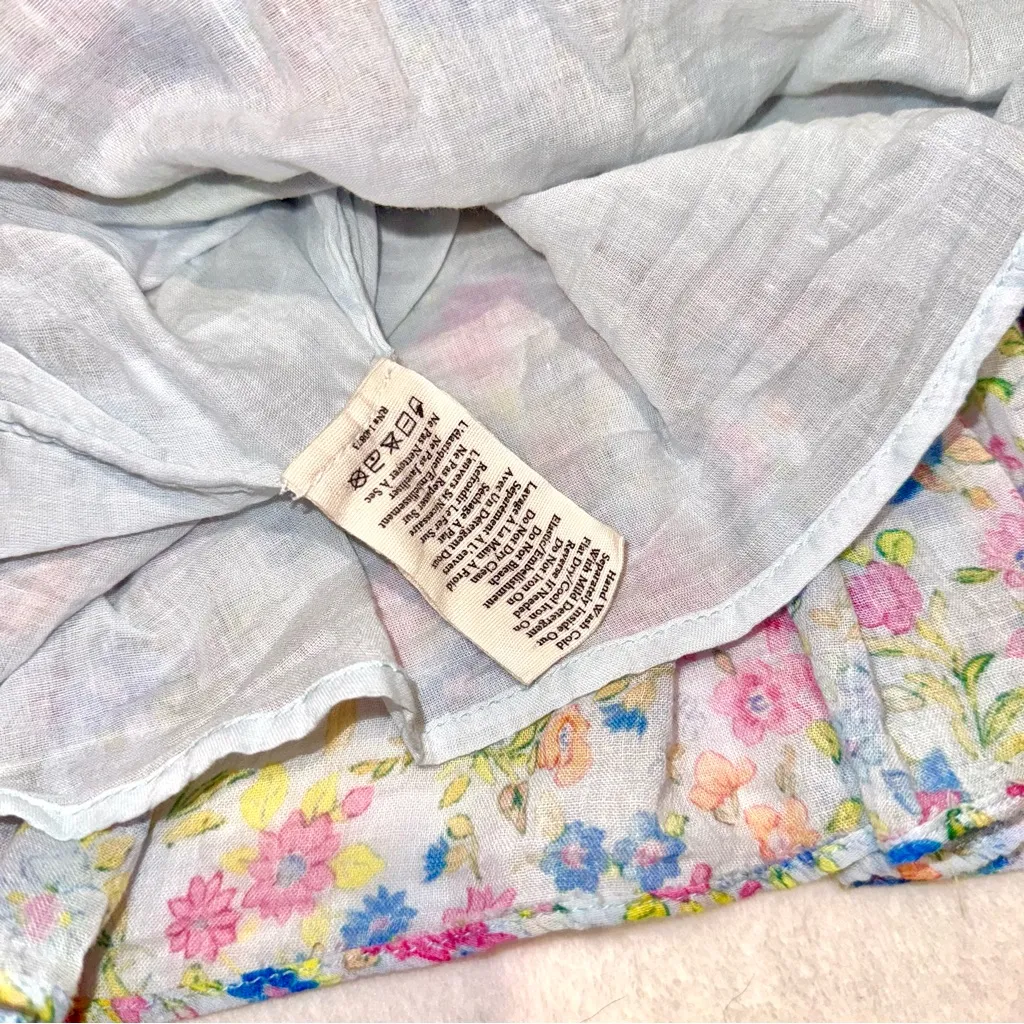 Loveshackfancy Natasha Ruffle Mini Dress in Ditsy Floral size Small - Image 8