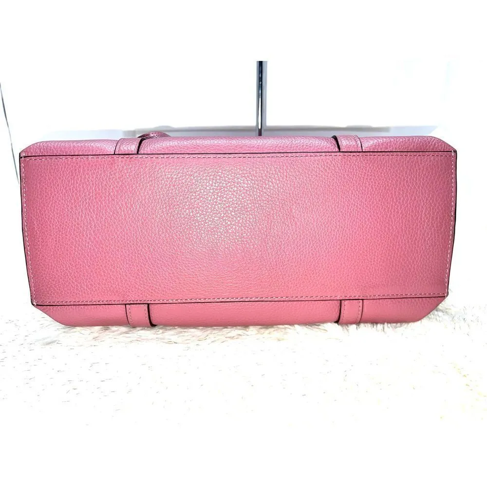 🔥🎁NWT! Coach Leather MAY Tote Handbag Signature Rose Pink Msrp:$428.00 - Image 4