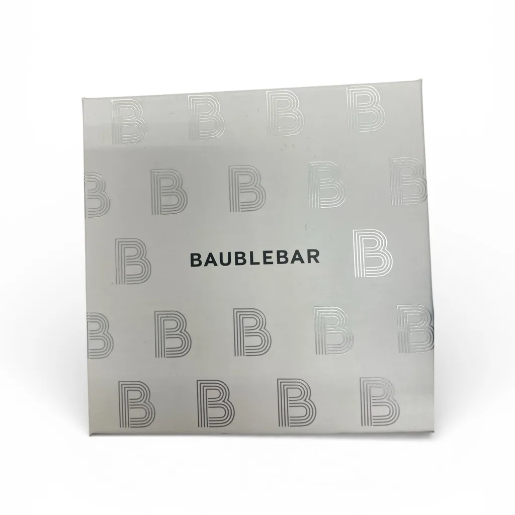 BaubleBar Brown Football Stud Earrings - Image 2