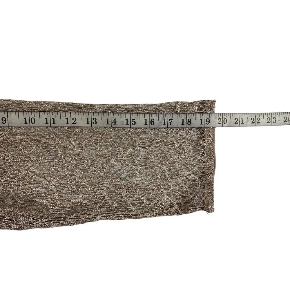 SL Fashion Women's Metallic Fringe Dress Size 18W - Image 7