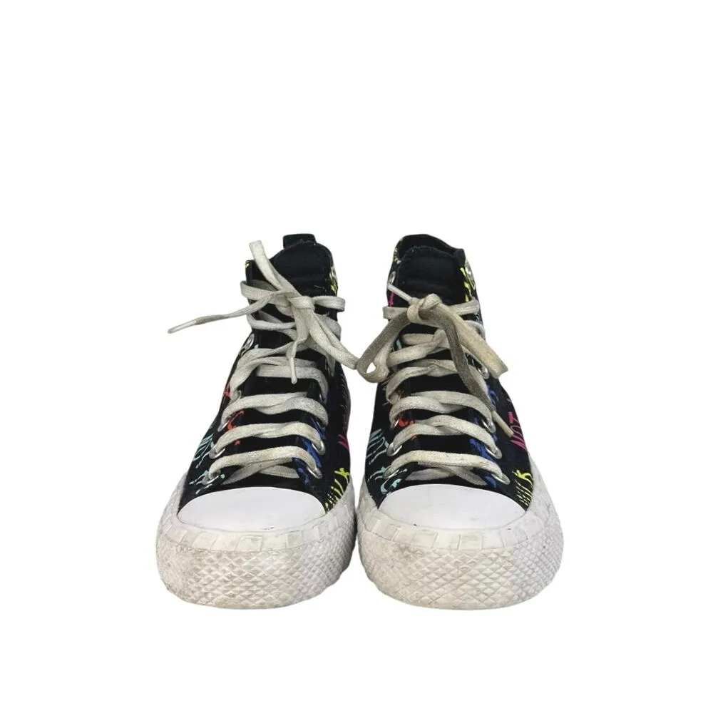 Converse Not A Chuck Unisex Black High Top Lace Up Sneakers Shoes Size M-8/W-10 - Image 2