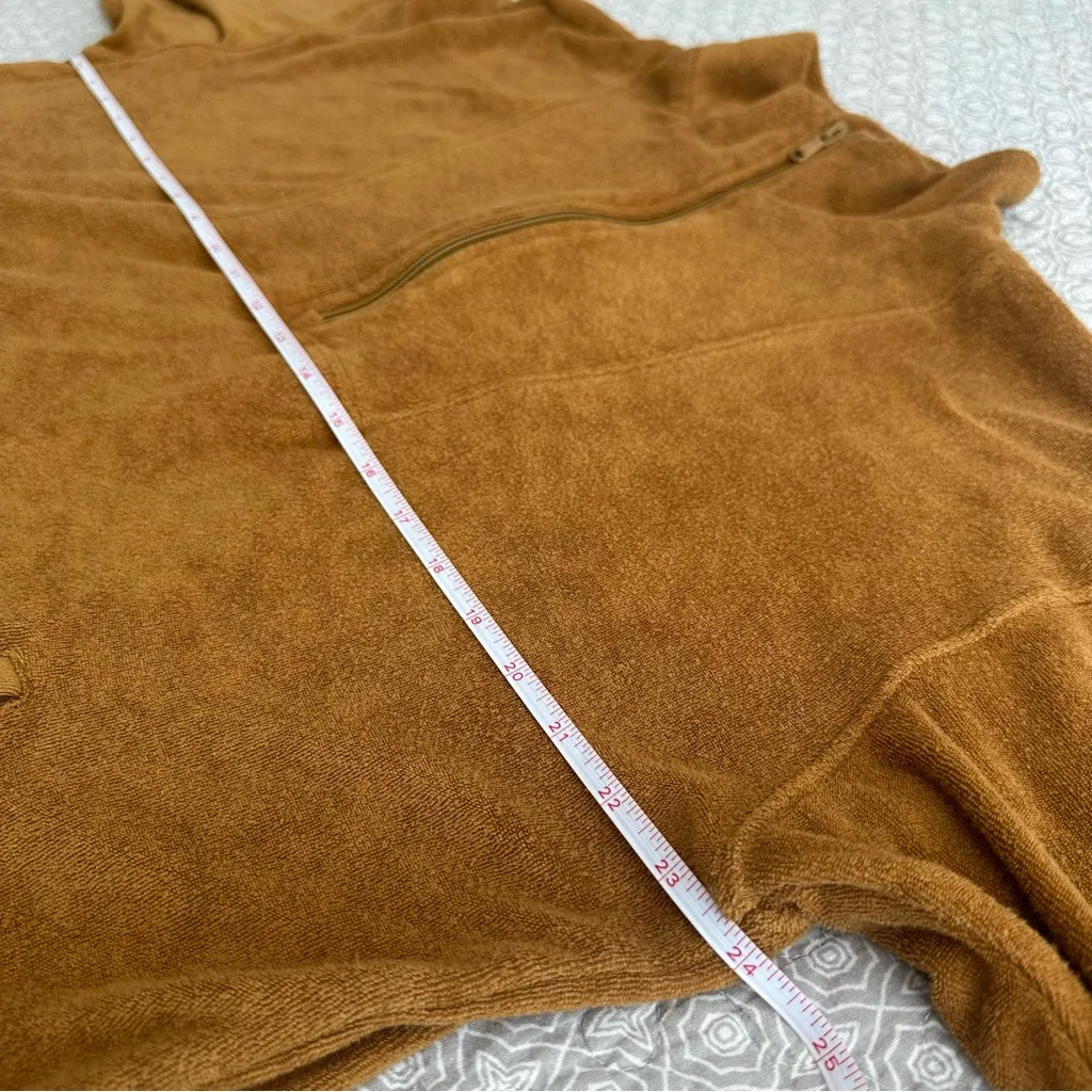 Aerie Offline Summer Lights Quarter Zip Oversized Terry Sweatshirt Size M - Image 5