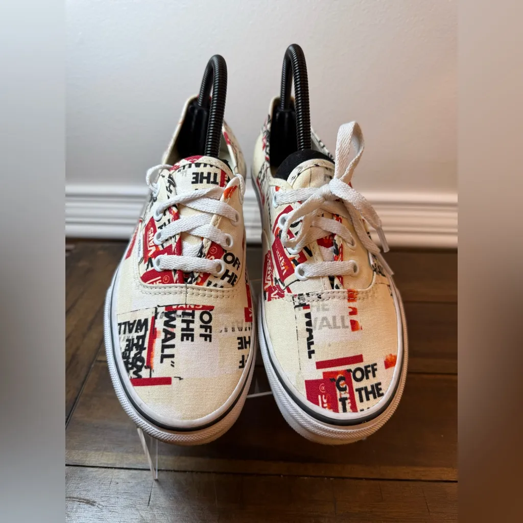 VANS Packing Tape Print Sneakers Size 7.5W/7M - Image 3