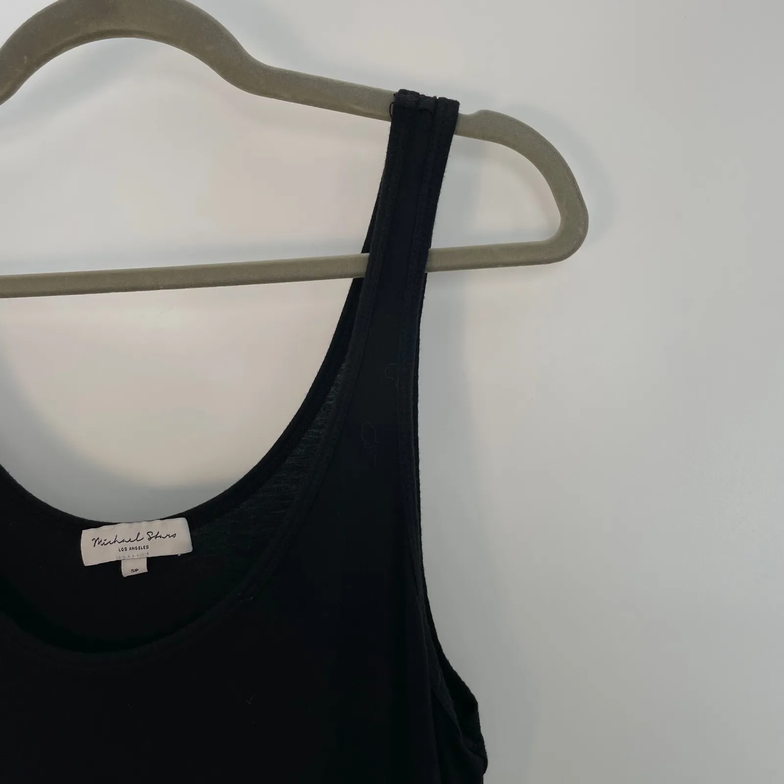 Michael‎ Stars Women's Black Cotton Blend Theo Tank Scoop Neck Jumpsuit Size SP - Image 12