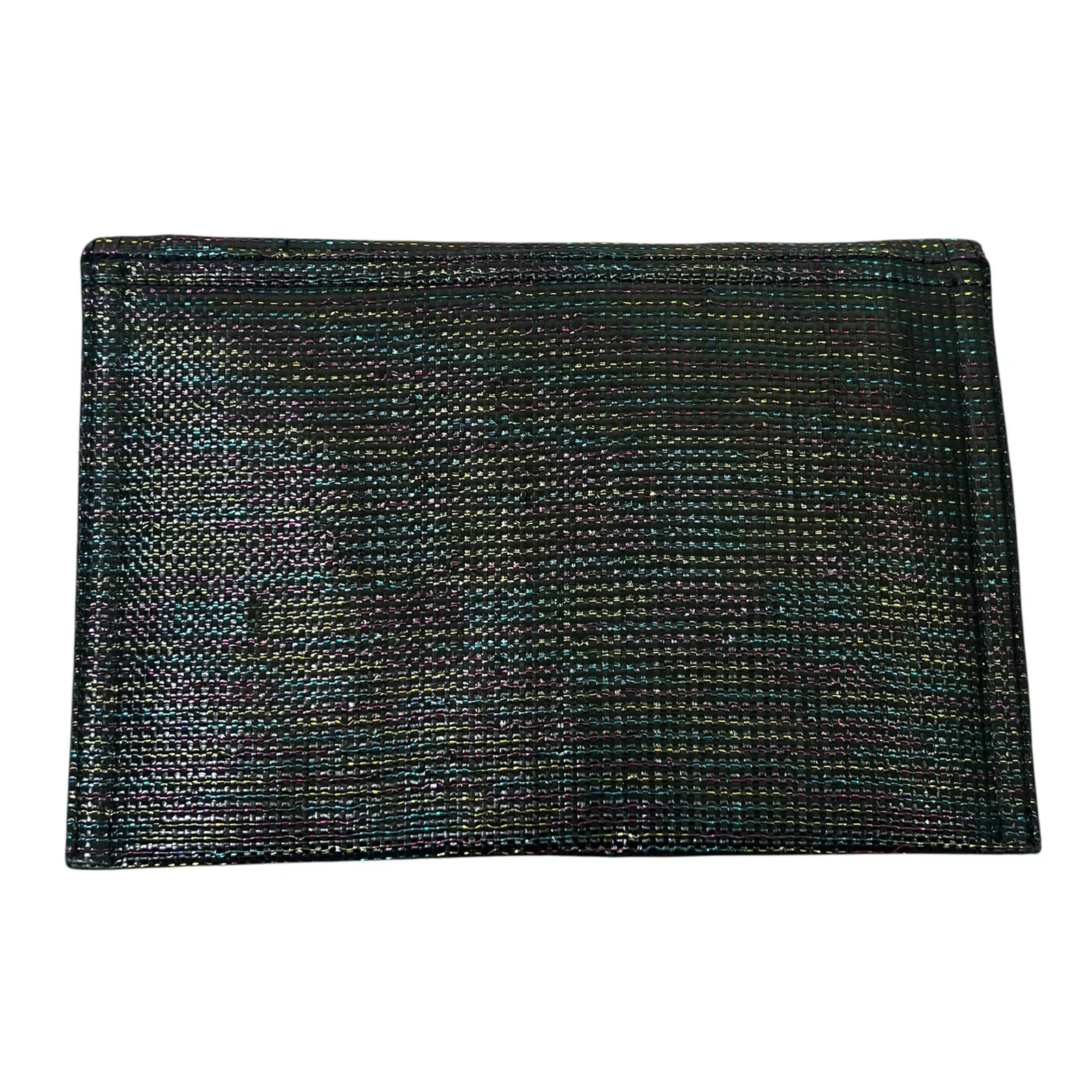 BCBGMaxAzria Iridescent Black Clutch Bag Womens OS Glam Retro Y2K Going Out - Image 6