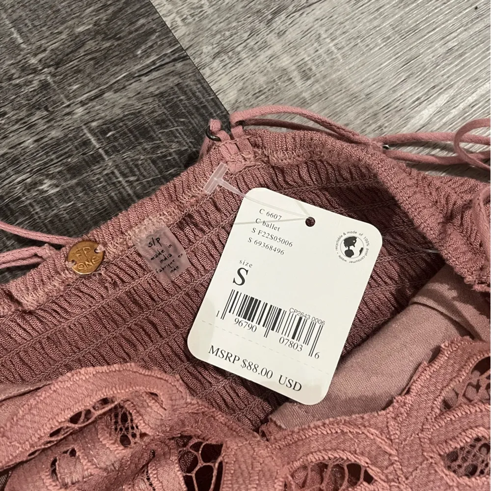 FREE PEOPLE FP ONE Adella Mini Slip Dress in Ballet - Image 5