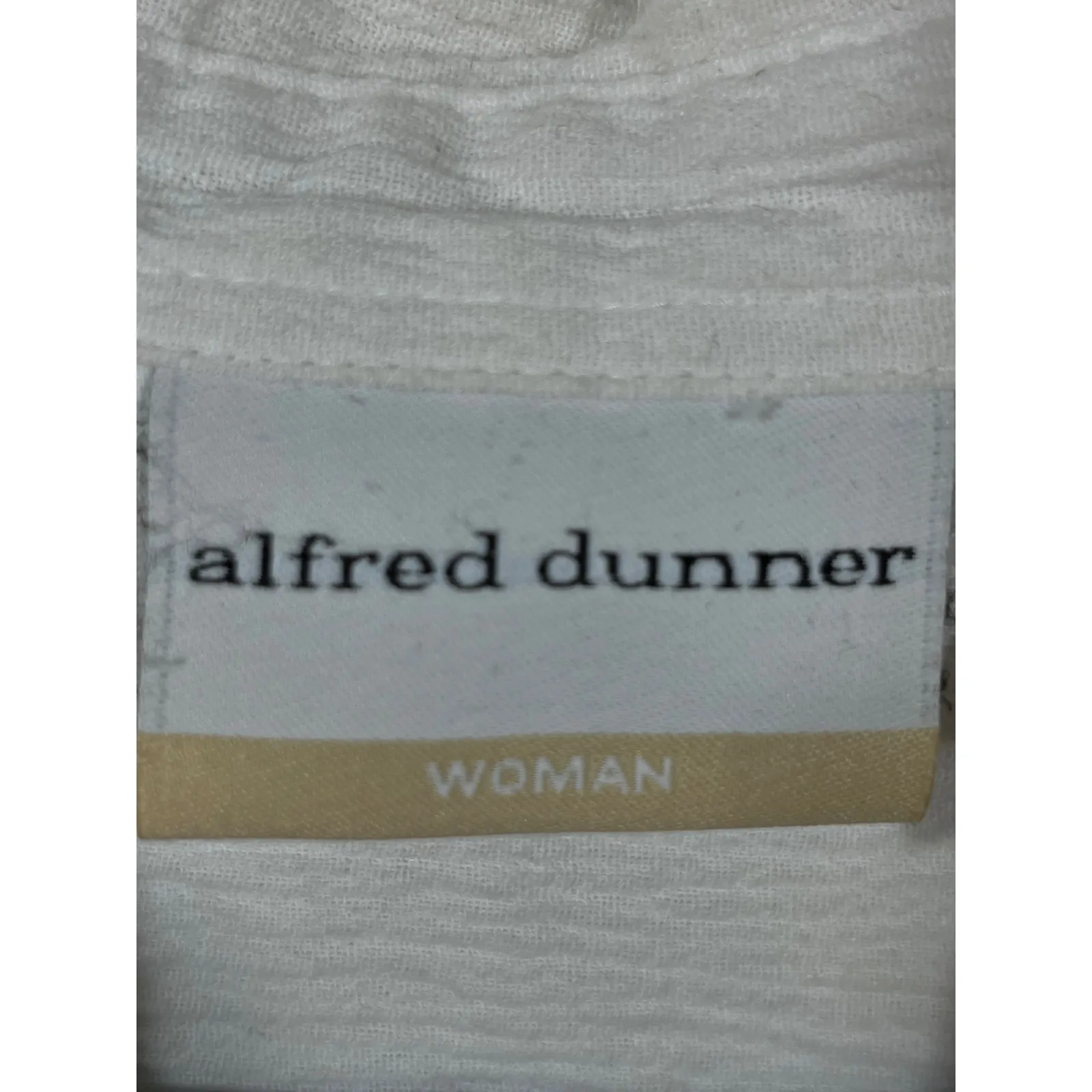 Alfred Dunner Womens Embroidered Floral Cottagecore Button Up Shirt White 20W - Image 6