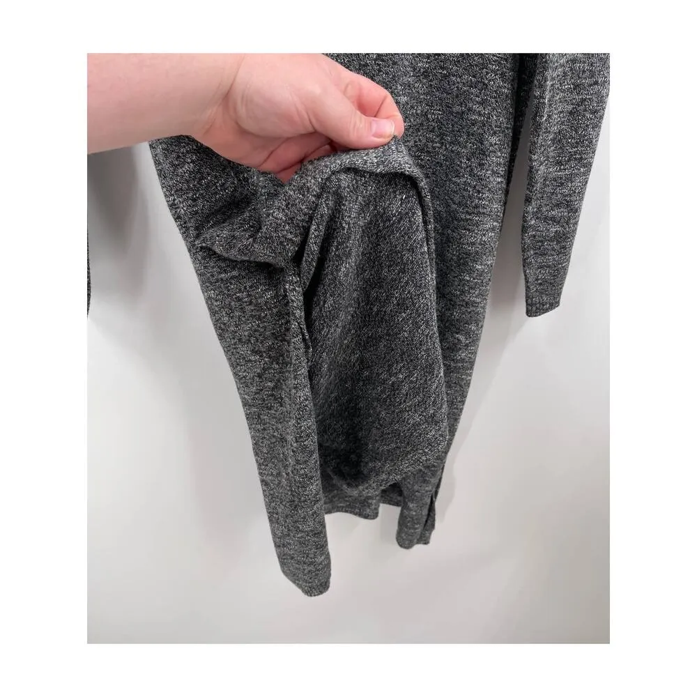 Zara Dark Grey Lightweight Sweater Dress Size Large - Image 4