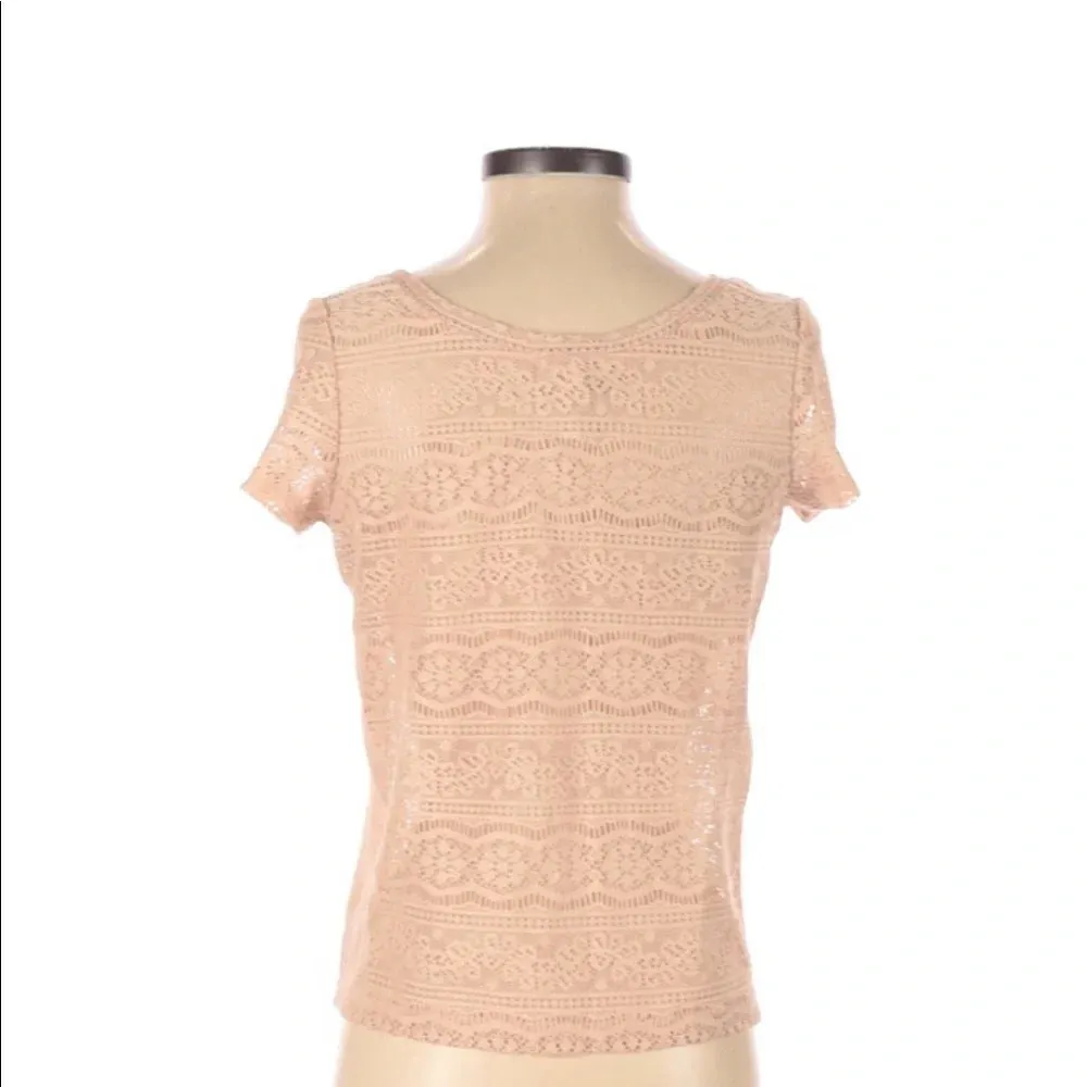 Kirra small peach boho summer blouse - Image 3