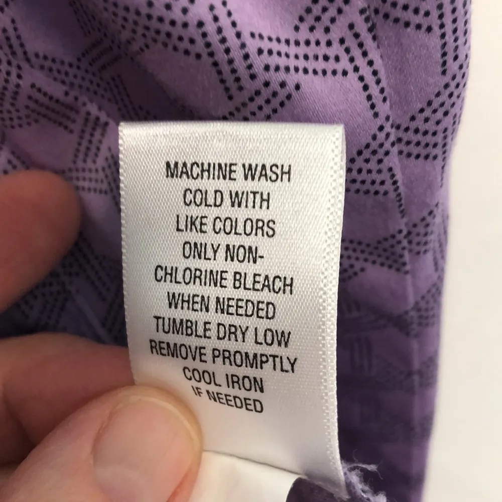 button down lavender blouse. Great to wear for Easter/spring festivals. - Image 7