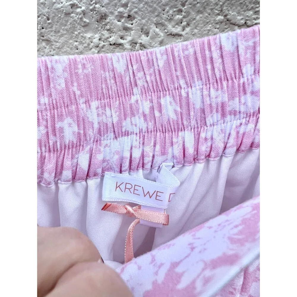 Krewe Du Q Floral Square Neck Crop Top & Maxi Skirt Set Pink Women Size Small - Image 10