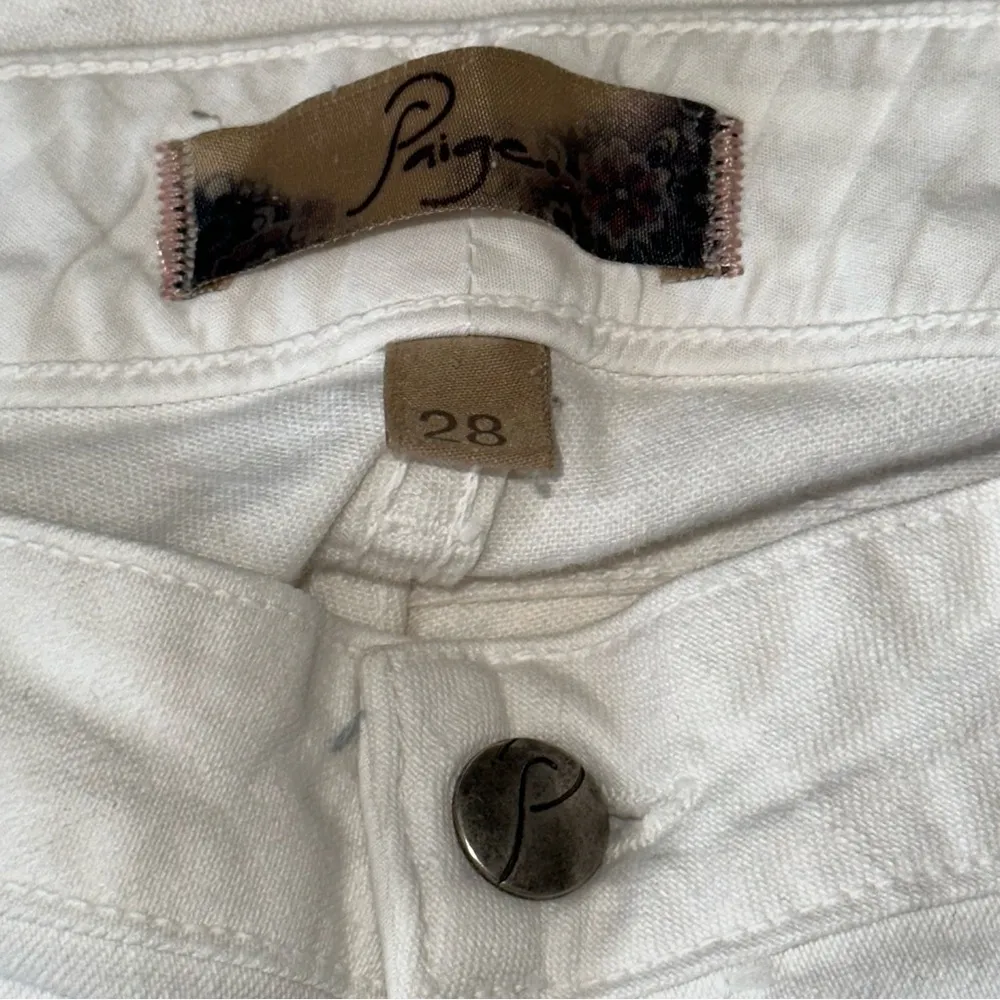 Paige Denim Women’s Size 28 White Roxie Capri Jeans - Image 4