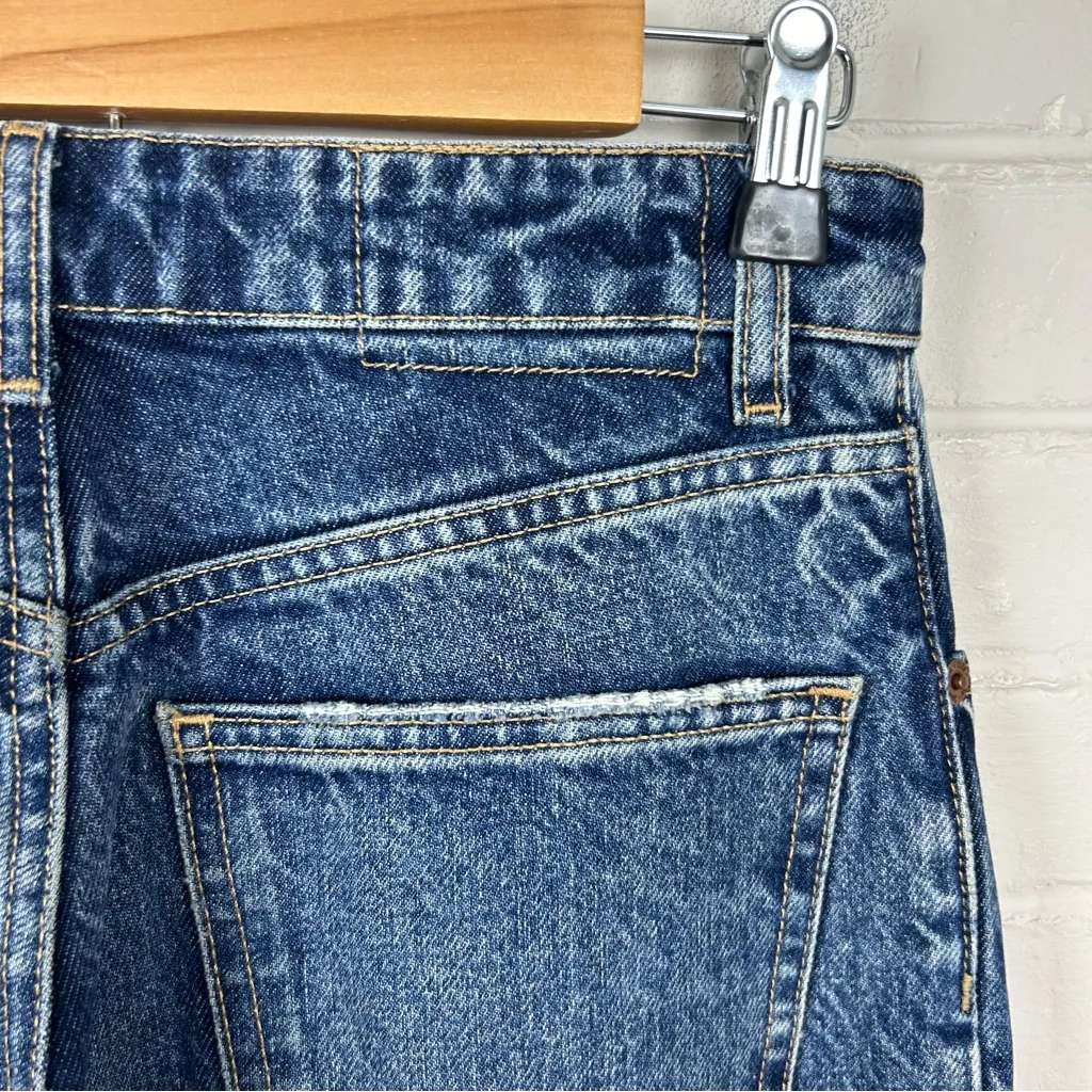 Zara High Rise Straight Leg Jeans Size 4 - Image 11