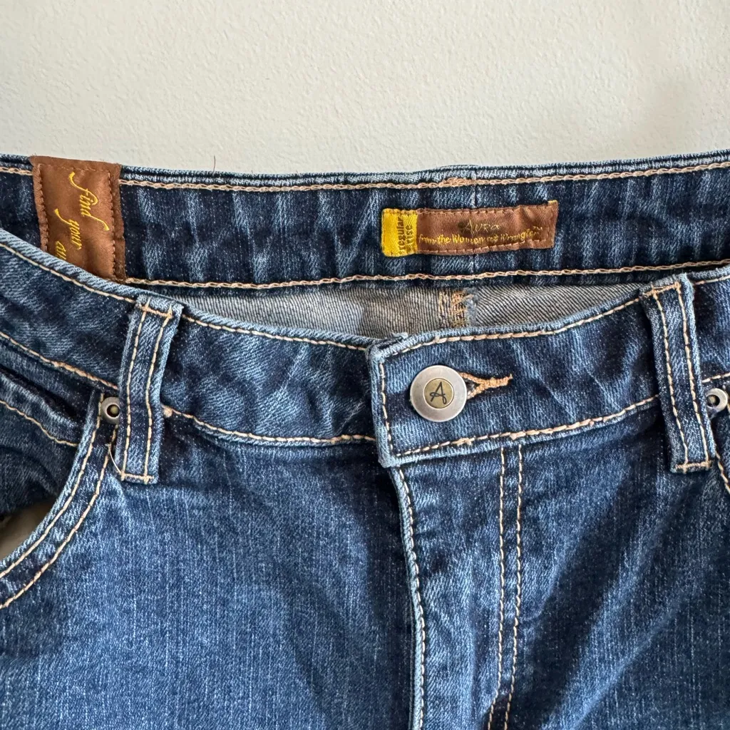 Aura Blue Straight Leg Jeans sz 12 - Image 4