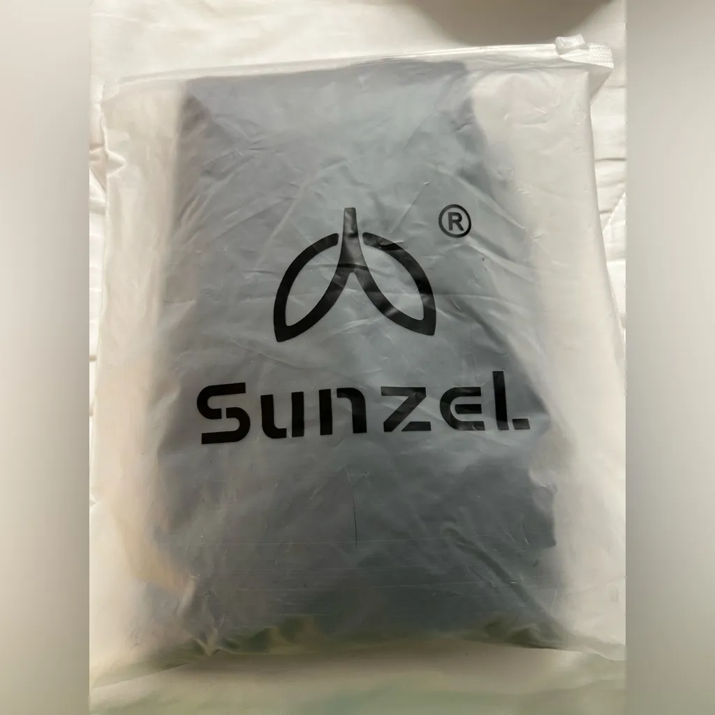 NEW Black Sunzel Workout Leggings High Waist Tummy Control L 28” inseam Size L - Image 6